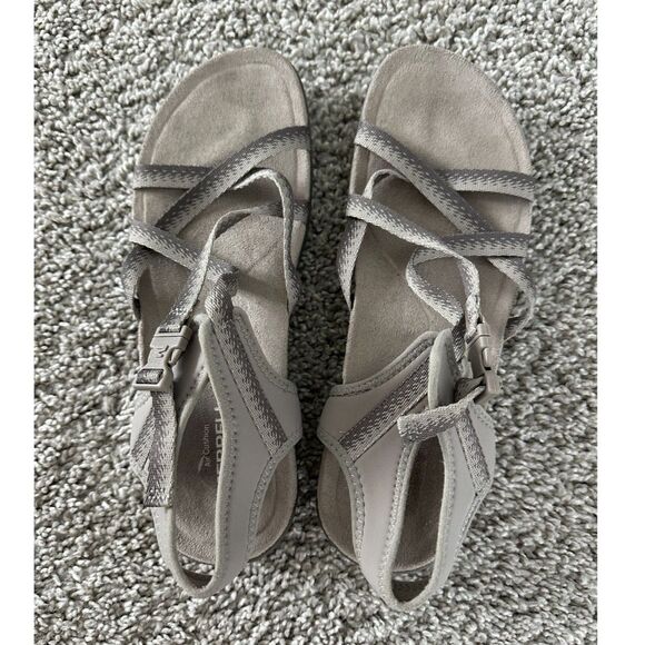 Merrell District Muri Sandal Women's Moon Grey Buckle 9 - Picture 2 of 6